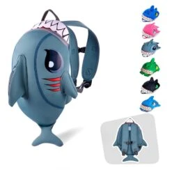 Sac à Dos Pour Enfants | Requin Gris | Crazy Safety | Testé Et Certifié -Regatta FR sac a dos pour enfants requin gris crazy safety teste et certifie 3