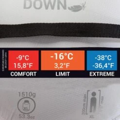 Simond Sac De Couchage MAKALU II Light -9° Taille XL -Regatta FR sac de couchage makalu ii light 9 taille xl 6