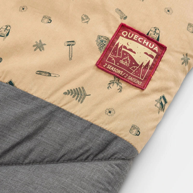 Quechua SAC DE COUCHAGE POUR LE CAMPING - ARPENAZ 10° COTON DOUBLE - 2 PERSONNES 9 Quechua SAC DE COUCHAGE POUR LE CAMPING - ARPENAZ 10° COTON DOUBLE - 2 PERSONNES – Image 7