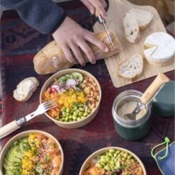 Set Complet Opinel Picnic+ - Opinel N°8 + Embouts Cuillère Et Fourchette -Regatta FR set complet opinel picnic opinel n8 embouts cuillere et fourchette 4