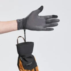 Sous-gants En Laine Mérinos De Trekking Montagne - MT500 Gris - Adulte -Regatta FR sous gants en laine merinos de trekking montagne mt500 gris adulte 2