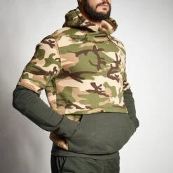 SWEAT A CAPUCHE 500 BICOLORE KAKI CAMOUFLAGE -Regatta FR sweat a capuche 500 bicolore kaki camouflage 5