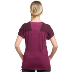 T-shirt Mérinos De Trek Montagne - TREK 500 Violet Femme -Regatta FR t shirt merinos de trek montagne trek 500 violet femme 2