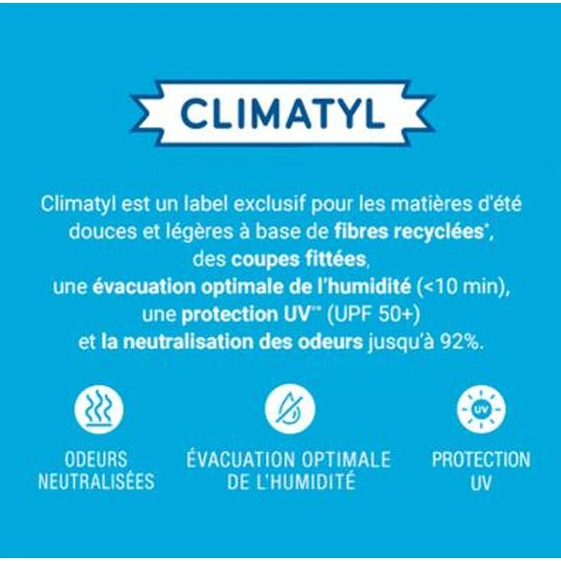 T-shirt Technique Toucher Frais Protection UV Col Rond ML Femme-CLIMATYL 8 T-shirt Technique Toucher Frais Protection UV Col Rond ML Femme-CLIMATYL – Image 6