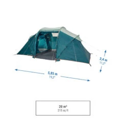 Quechua Tente à Arceaux De Camping - Arpenaz 4.2 - 4 Personnes - 2 Chambres -Regatta FR tente a arceaux de camping arpenaz 42 4 personnes 2 chambres 3
