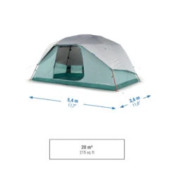 Quechua Tente à Arceaux De Camping - Arpenaz 6 ULTRAFRESH - 6 Personnes - -Regatta FR tente a arceaux de camping arpenaz 6 ultrafresh 6 personnes 2