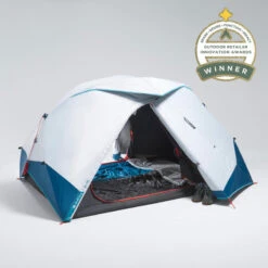 Quechua Tente De Camping - 2 SECONDS EASY - 2 Places - Fresh & Black -Regatta FR tente de camping 2 seconds easy 2 places fresh and black 4