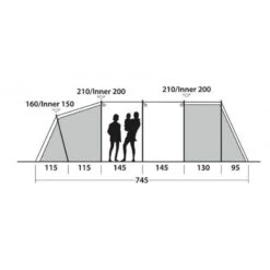 Tente De Camping Outwell Winwood 8 -Regatta FR tente de camping outwell winwood 8 3