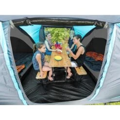 Tente Dôme Hammerfest 4 Sleeper Protect - Sol Cousu - 4 Pers - 2 Cabines Noires -Regatta FR tente dome hammerfest 4 sleeper protect sol cousu 4 pers 2 cabines noires 2