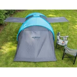 Tente Dôme Hammerfest 4 Sleeper Protect - Sol Cousu - 4 Pers - 2 Cabines Noires -Regatta FR tente dome hammerfest 4 sleeper protect sol cousu 4 pers 2 cabines noires 4