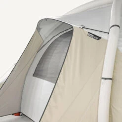 Quechua Tente Gonflable De Camping - Air Seconds 8.4 F&B - 8 Places - 4 Chambres -Regatta FR tente gonflable de camping air seconds 84 f and b 8 places 4 chambres 8
