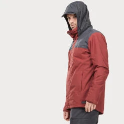 Veste 3en1 Imperméable De Trek Voyage - TRAVEL 100 0°C Rouge - Homme -Regatta FR veste 3en1 impermeable de trek voyage travel 100 0c rouge homme 6