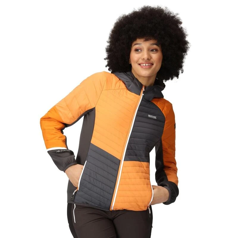 Regatta Veste à Capuche TRUTTON Femme (Orange Clair / Gris Phoque) 5 Regatta Veste à Capuche TRUTTON Femme (Orange Clair / Gris Phoque) – Image 3