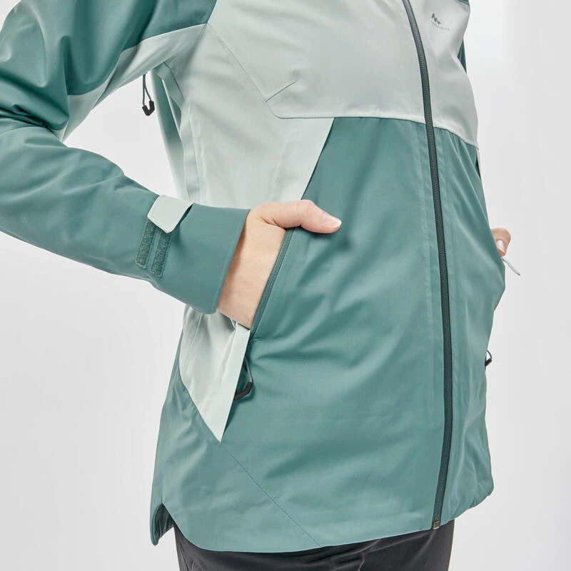 Quechua Veste Imperméable De Randonnée Montagne - MH500 - Femme 11 Quechua Veste Imperméable De Randonnée Montagne - MH500 - Femme – Image 9