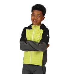 Regatta Veste KIELDER HYBRID Enfant (Vert Algue / Noir) -Regatta FR veste kielder hybrid enfant vert algue noir 3