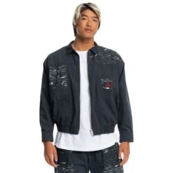 Veste Quiksilver X Stranger Things Upside Down Wind Pour Homme
