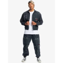 Veste Quiksilver X Stranger Things Upside Down Wind Pour Homme -Regatta FR veste quiksilver x stranger things upside down wind pour homme 3