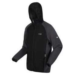 Regatta Veste Softshell HIGHTON LITE HYBRID Homme (Noir / Gris Phoque) -Regatta FR veste softshell highton lite hybrid homme noir gris phoque 2