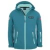 TROLLKIDS Veste Softshell Pour Enfants Oslofjord Imperméable Turquoise/Turquoise Clair